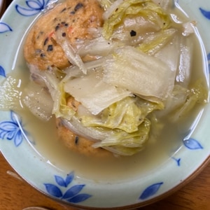 白菜とがんもどきの煮物